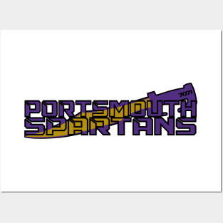 Modernized Portsmouth Spartans Posters and Art
